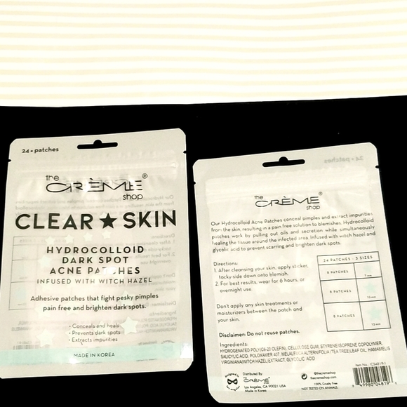 NWT The Crème Hydrocolloid Dark Spot Acne Patches - Picture 2 of 12